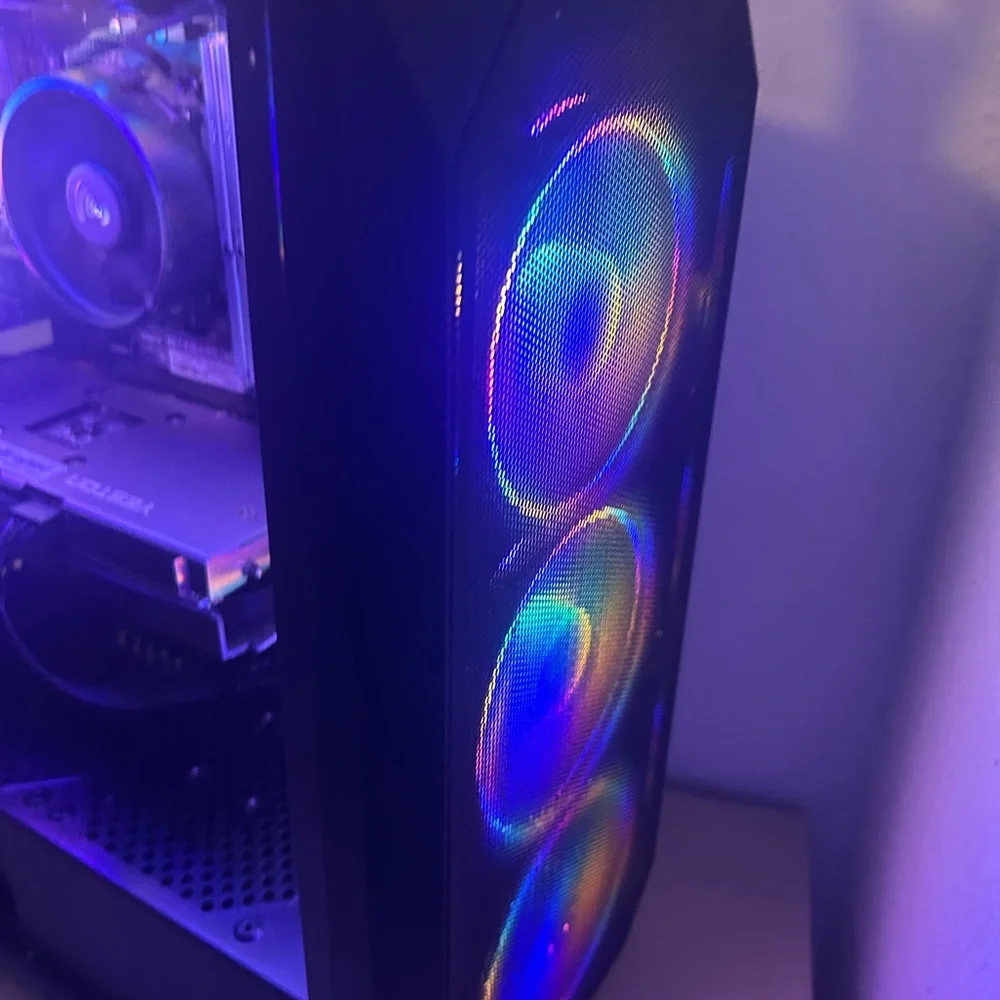 RGB Gaming PC Case with LED Fans